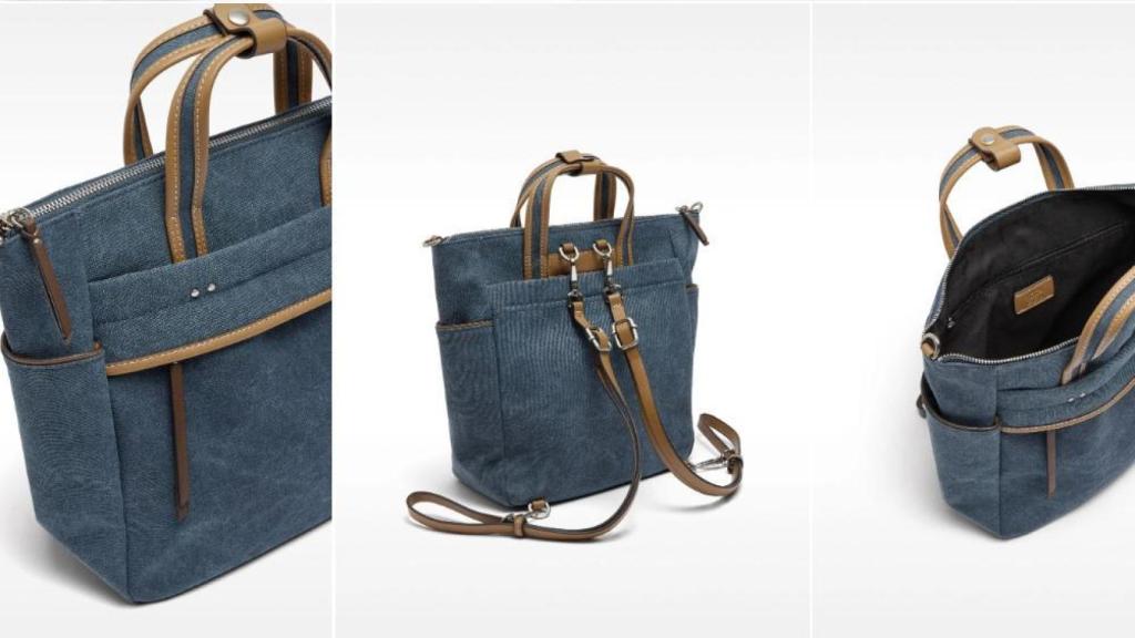 Mochila con bandolera. Ref. 234000_NVL