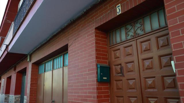 Puerta de la casa donde ocurrieron los hecho.