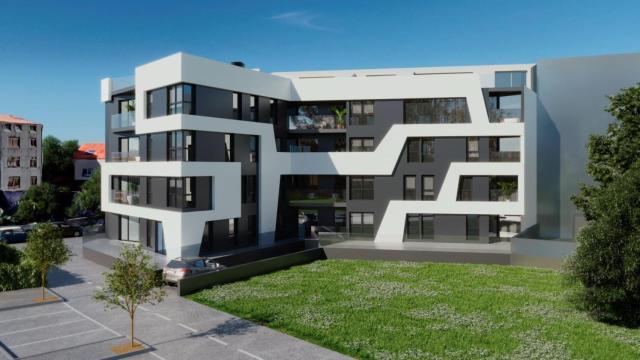 Un edificio de promoción pública en Oleiros