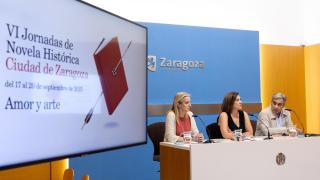 Presentación de las Jornadas de Novela Histórica Ciudad de Zaragoza 2025.