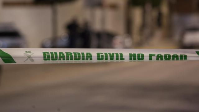 Línea de seguridad de la Guardia Civil.