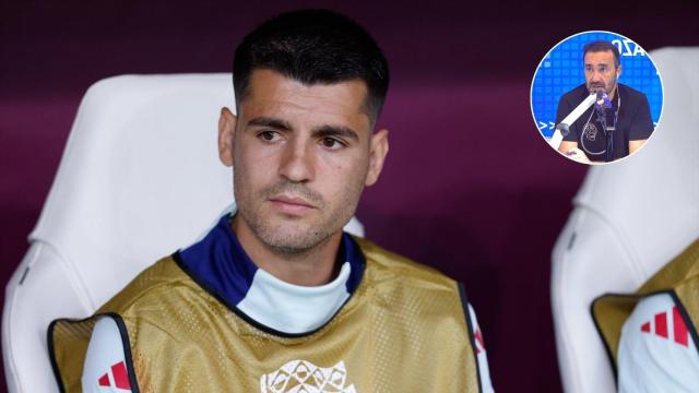 Imagen de Juanma Castaño y Álvaro Morata.