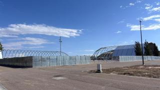 El esqueleto de las dos carpas principales de Espacio Zity ya está levantado.