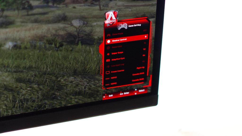 Ajustes del Agon AOC AG276UZD