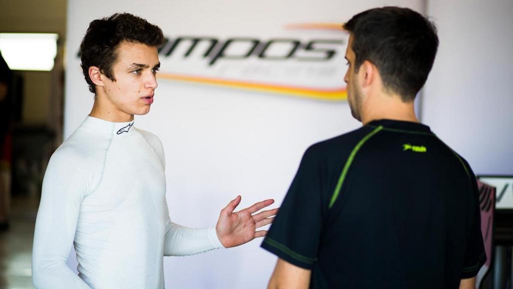 Norris, durante su etapa en Campos Racing.