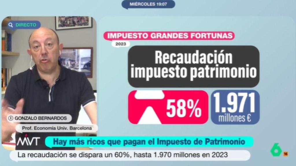 Gonzalo Bernardos en 'Más Vale Tarde'