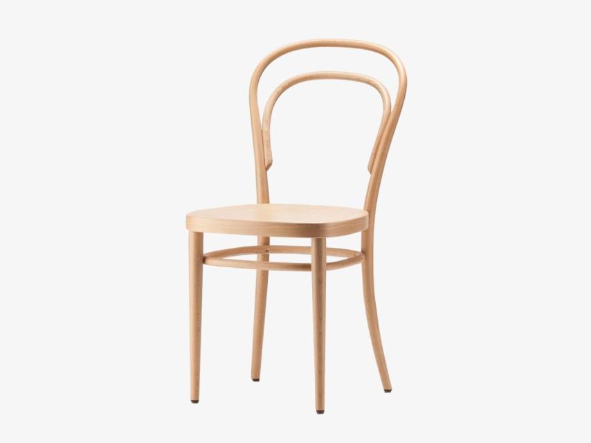 Uno de los modelos actuales, el 214 M Bentwood Chair.