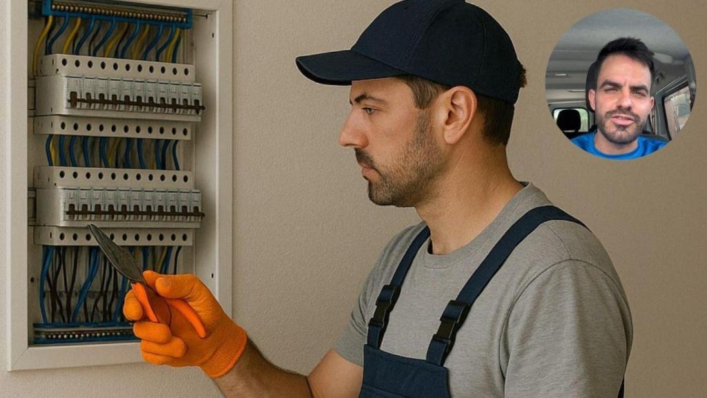 Fotomontaje del electricista Ricardo Abellán.