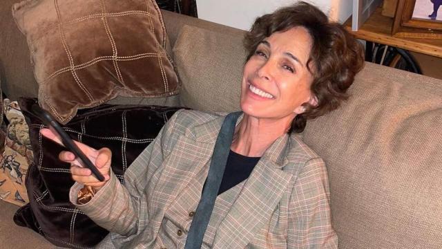 Lydia Bosch (61) en su casa.