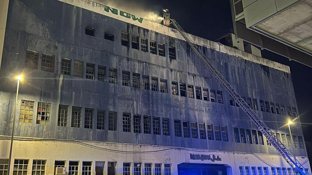 Imagen de archivo de un incendio en la nave el 9 de septiembre de 2025