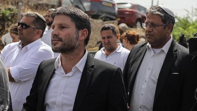 Los ministros israelíes Bezalel Smotrich e Itamar Ben Gvir en una imagen de archivo.