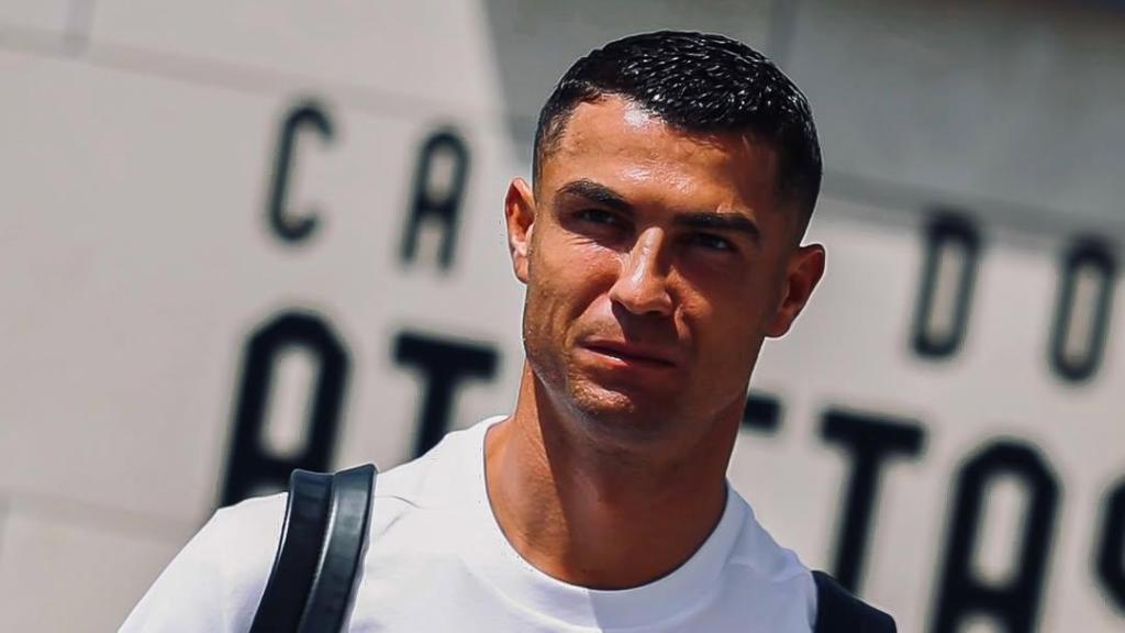Cristiano Ronaldo durante una concentración con el Al-Nassr.