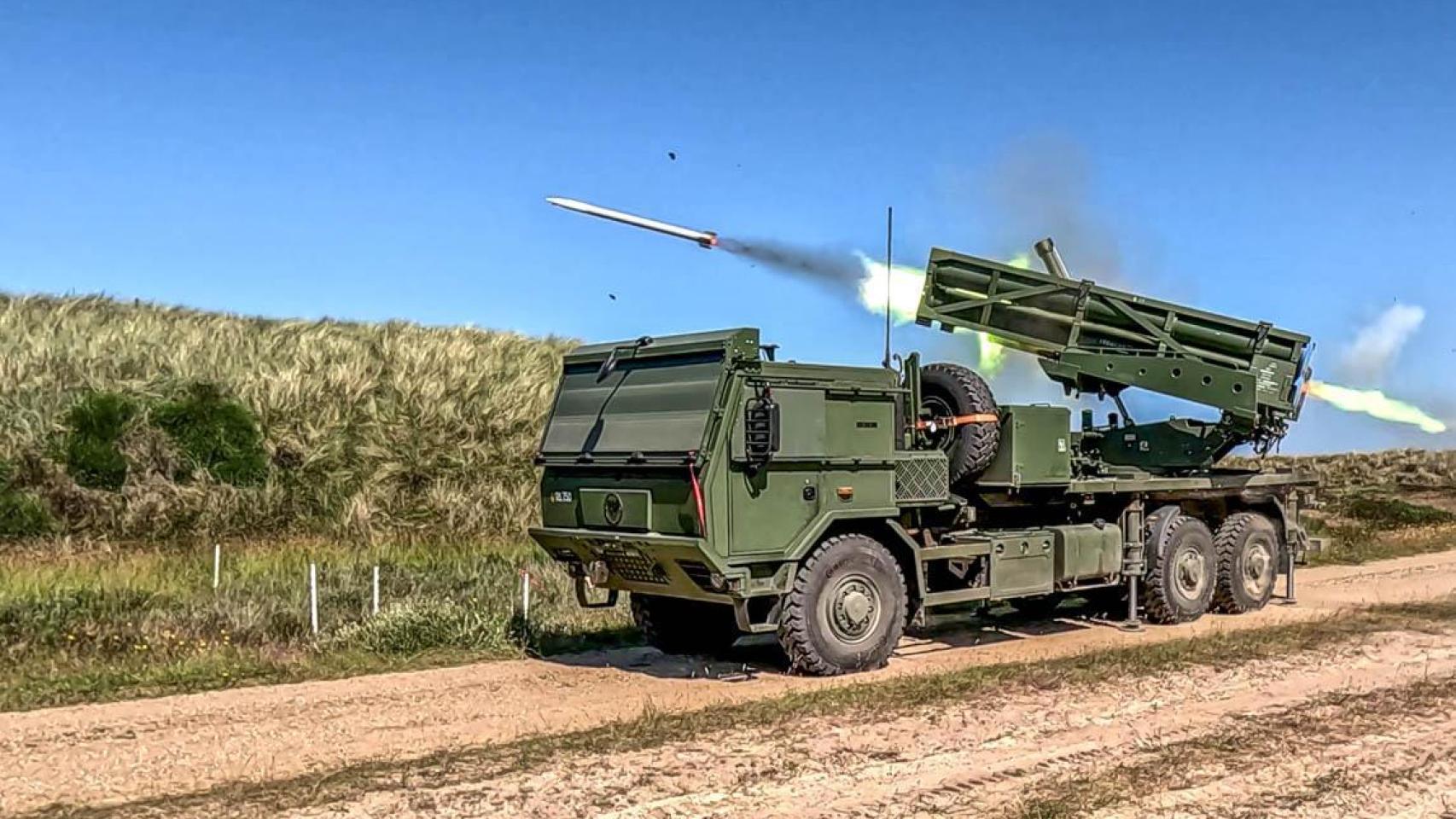 Sistema Puls lanzando un cohete