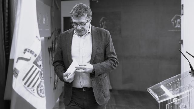 Patxi López, este martes en el Congreso.