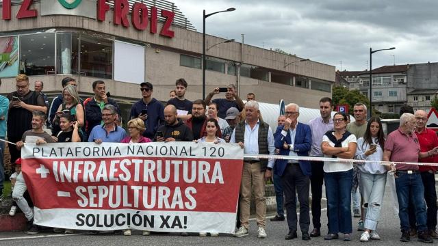 Ponteareas (Pontevedra) retoma este viernes las movilizaciones para exigir mejoras en la N-120