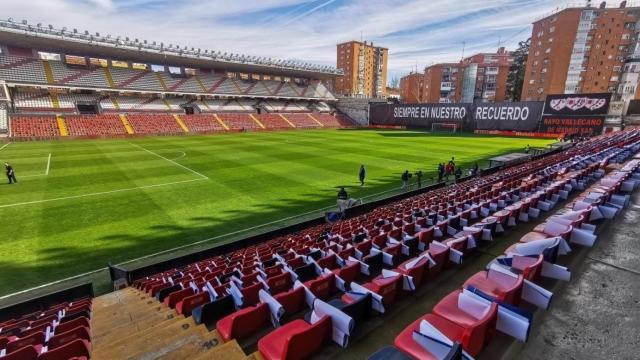 El Estadio de Vallecas.