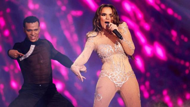 Melody en el Benidorm Fest 2025.