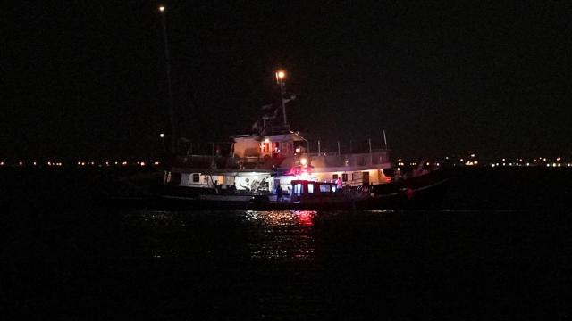 Imagen de uno de los barcos de la Flotilla Sumud en Sidi Bou Said, Túnez.