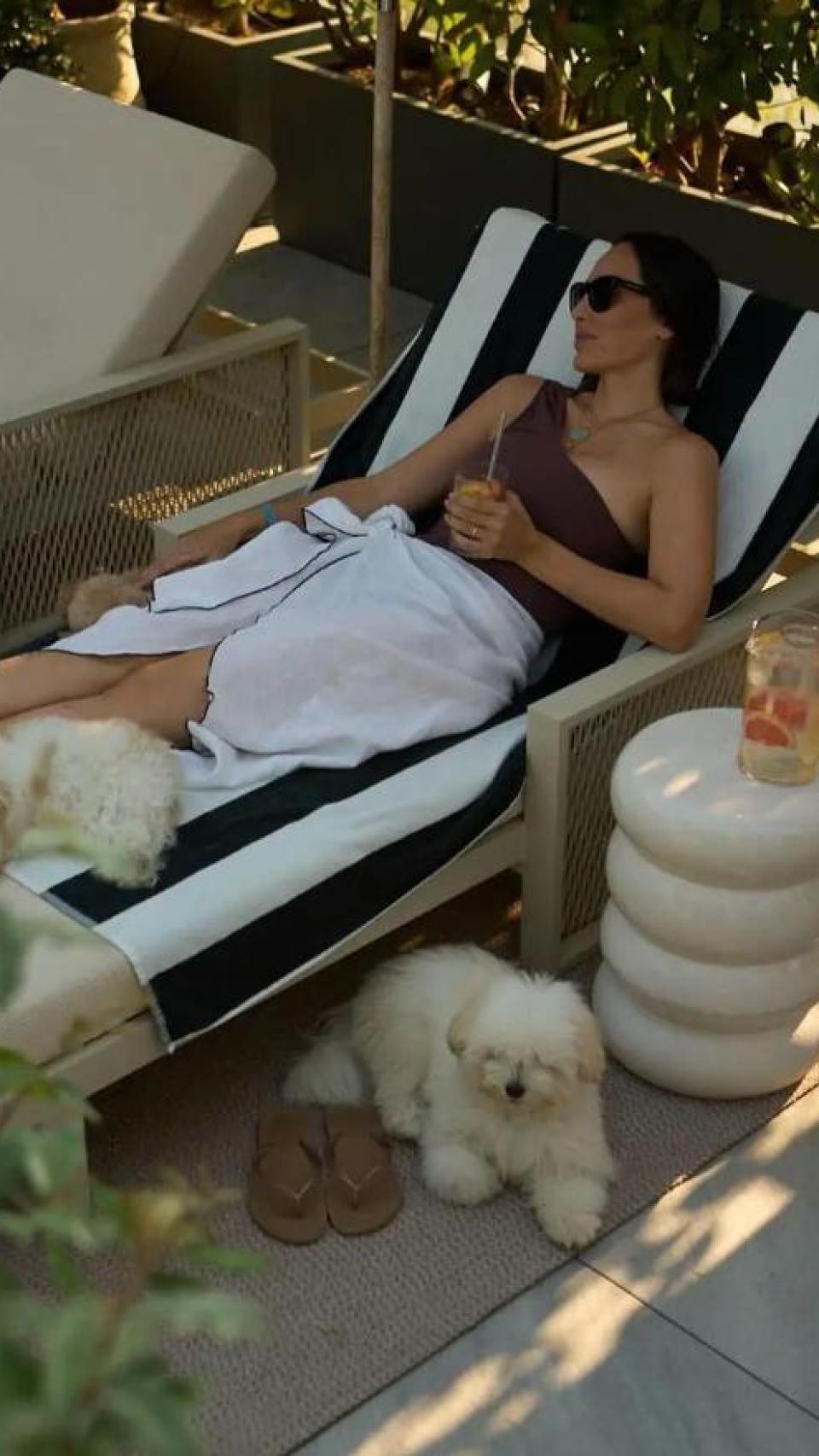 Tamara Falcó en su ático.