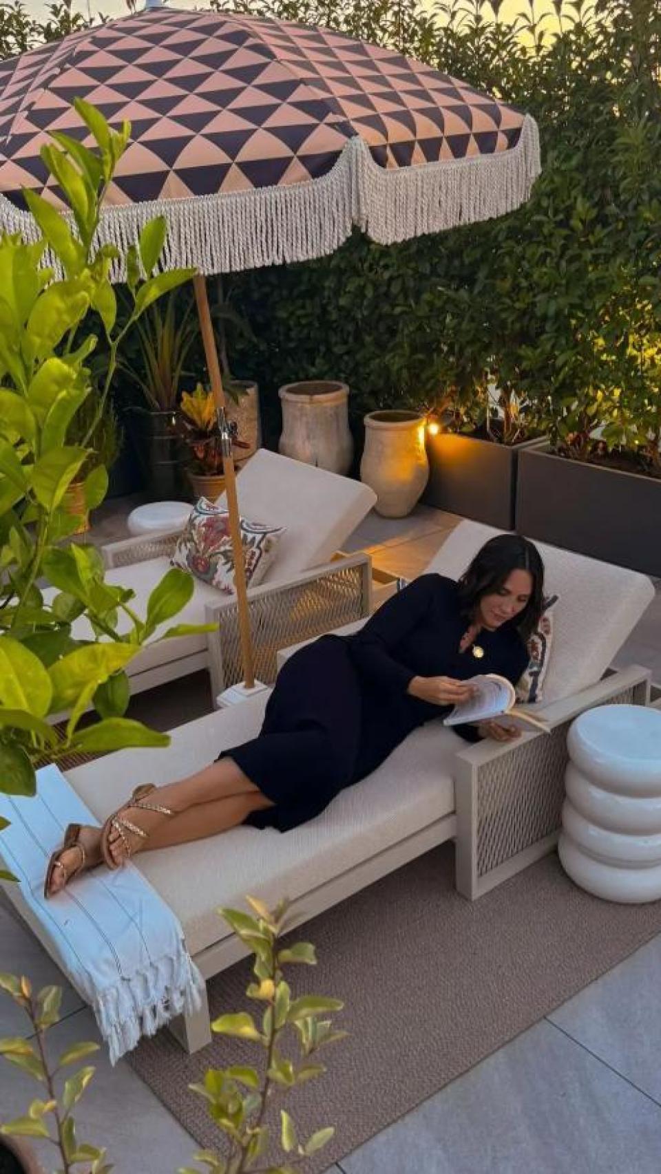 Tamara Falcó en su ático.