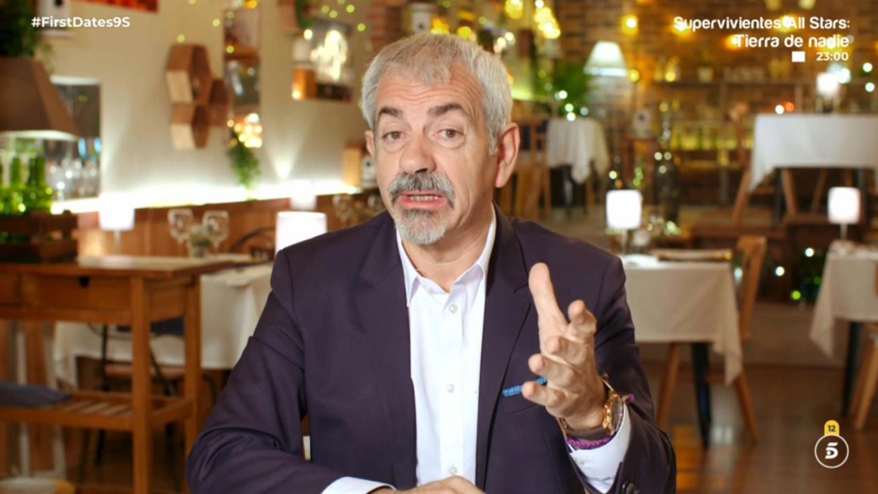 Carlos Sobera, presentador de 'First Dates'.