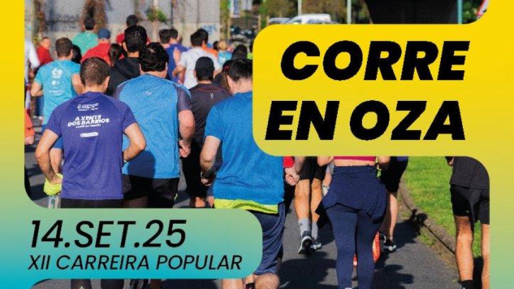 Cartel de la edición 2025 la Carreira Popular Volta a Oza