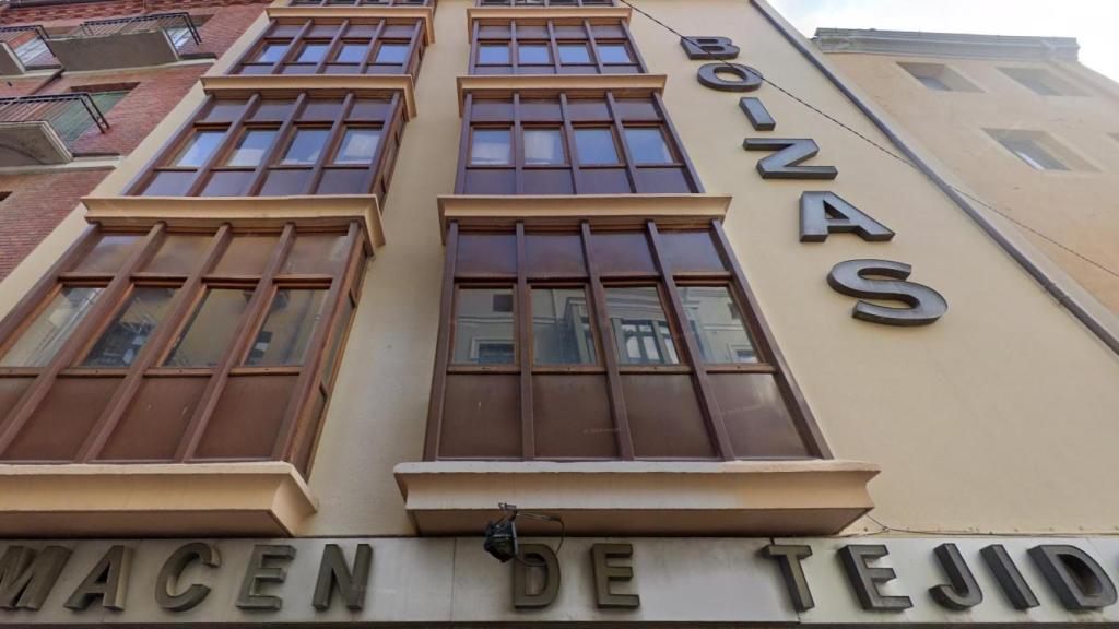 Fachada de la tienda de Boizas de la calle San Andrés