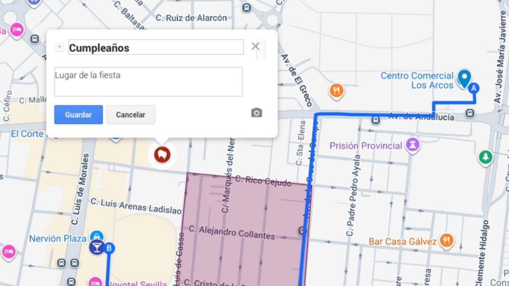 Marcador de un cumpleaños