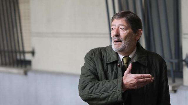 Francisco Javier Guerrero entrando a los Juzgados de Sevilla.