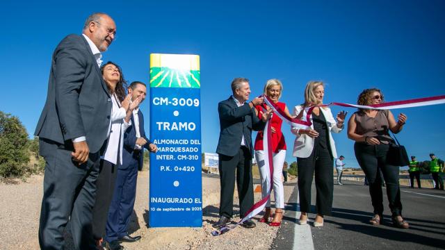 Inauguración de la carretera CM-3009. Foto: JCCM.