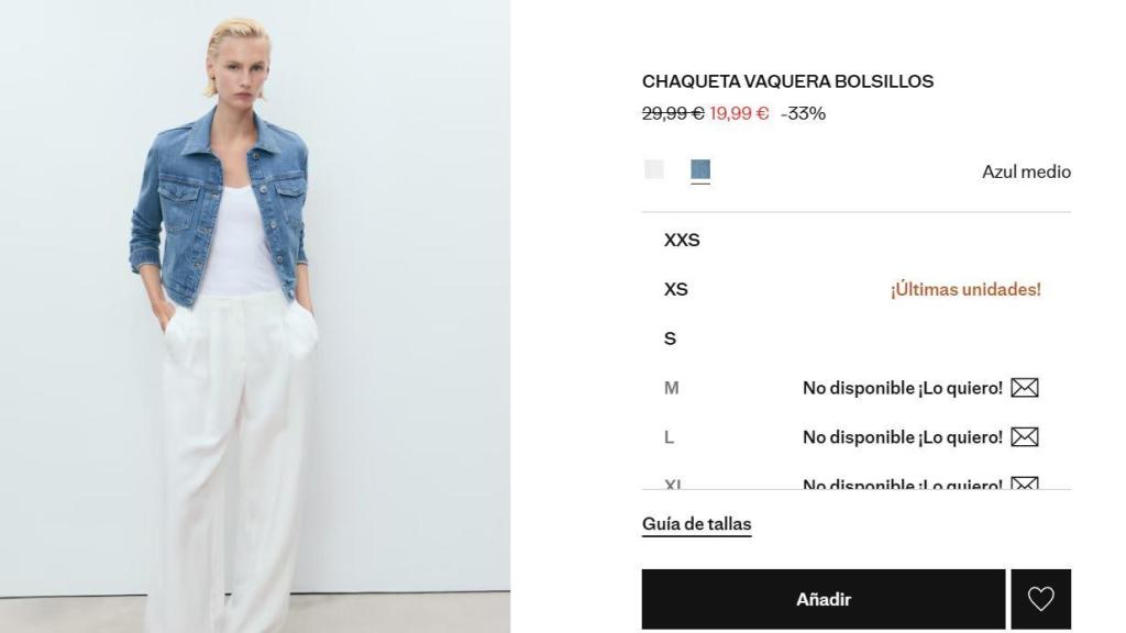 Chaqueta vaquera. REF. 17071190