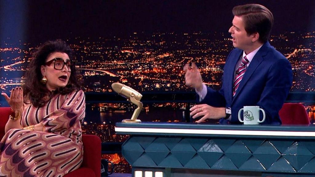 Candela Peña y Marc Giró, en 'Late Xou'.