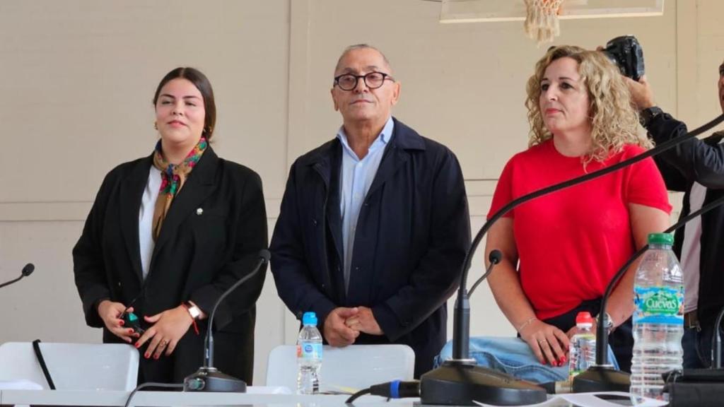 Javier Gestal a su llegada al pleno de este miércoles.