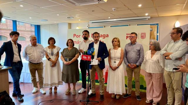 Imagen de archivo de Daniel Pérez, portavoz del PSOE en el Ayuntamiento de Málaga.