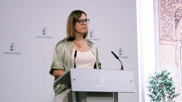Esther Padilla, consejera portavoz de la Junta. Foto: JCCM.