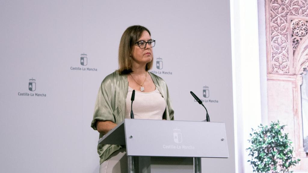 Esther Padilla, consejera portavoz de la Junta. Foto: JCCM.