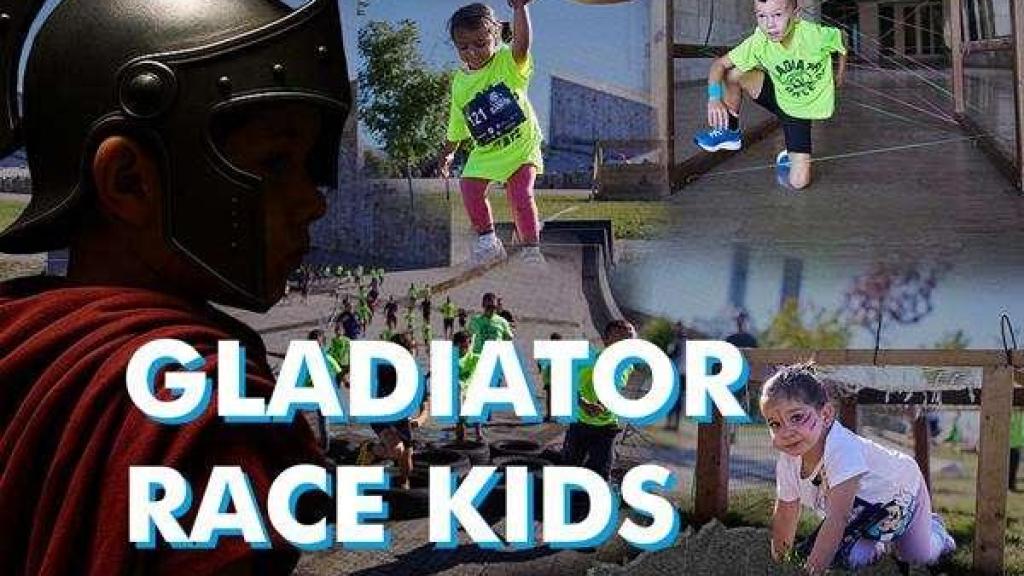 Cartel de la edición de septiembre 2025 de Gladiator Race Kids