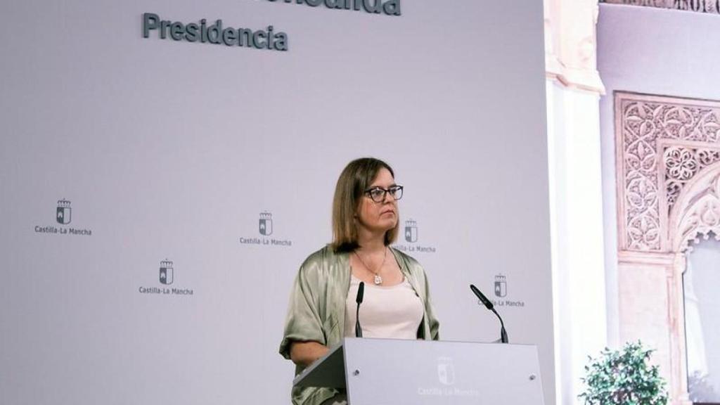 Esther Padilla en rueda de prensa