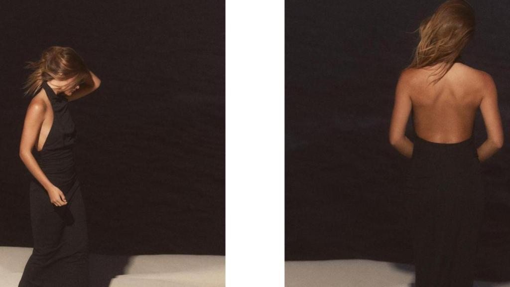 Vestido largo 'halter'. Ref. 3152/212/800