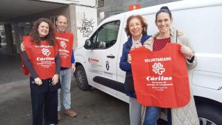 Imagen de una intervención de Cáritas en A Coruña.