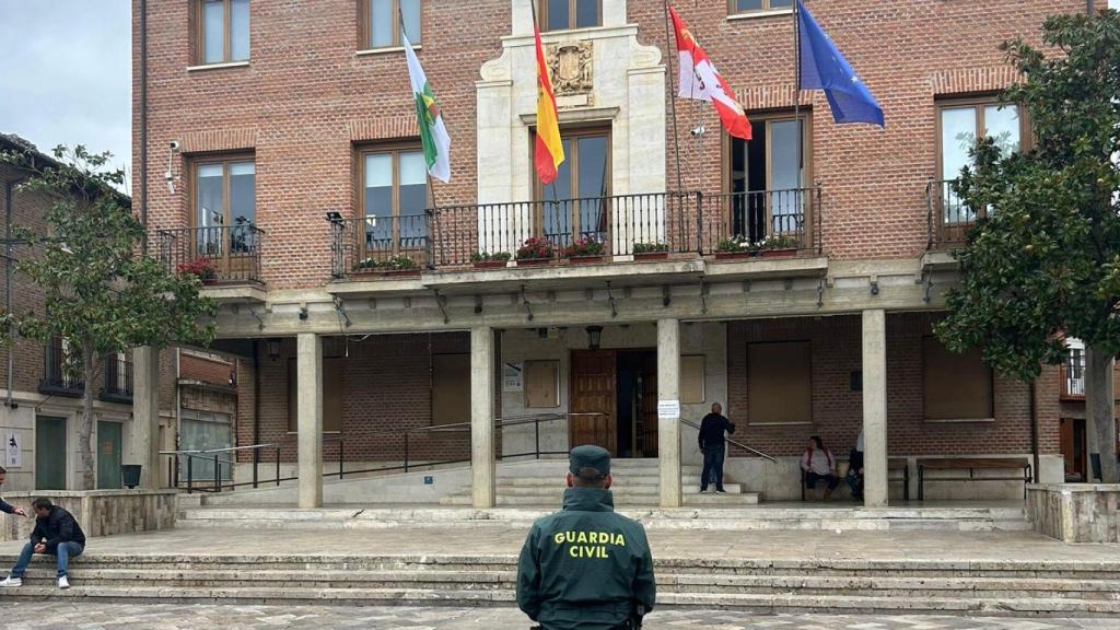 La Guardia Civil en Saldaña (Palencia)