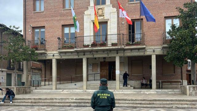 La Guardia Civil en Saldaña (Palencia)