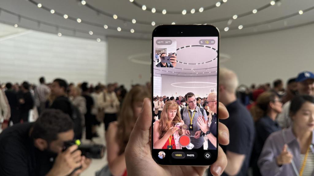 iPhone Air con la función de vídeo dual