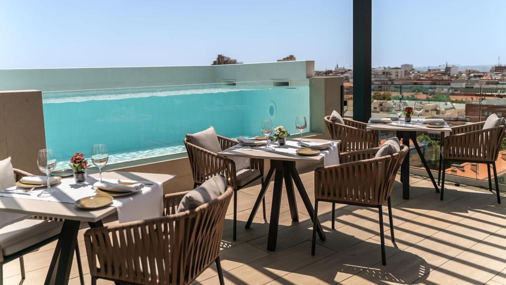 Terraza de H10 Tribeca.