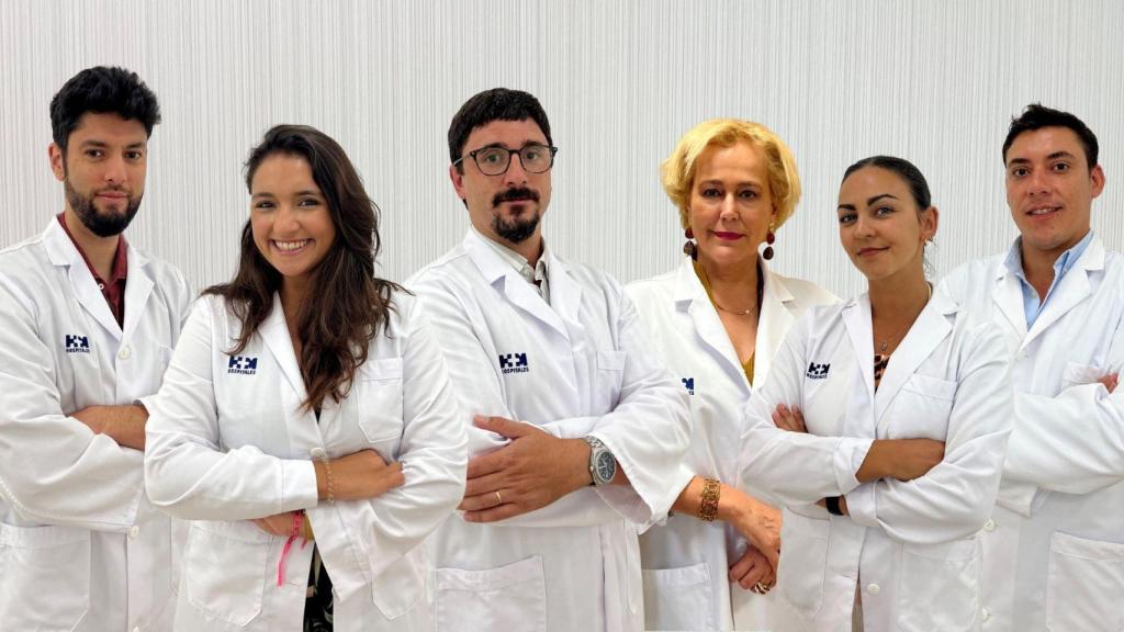 El equipo de otorrinos de HM Málaga.