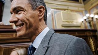 El presidente del Gobierno, Pedro Sánchez, este miércoles en el Congreso de los Diputados.