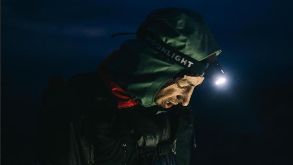 Kilian Jornet durante una etapa de su reto 'State of Elevation'.