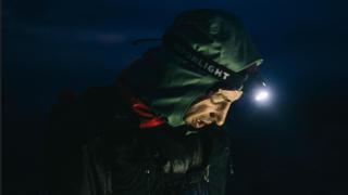 Kilian Jornet durante una etapa de su reto 'State of Elevation'.