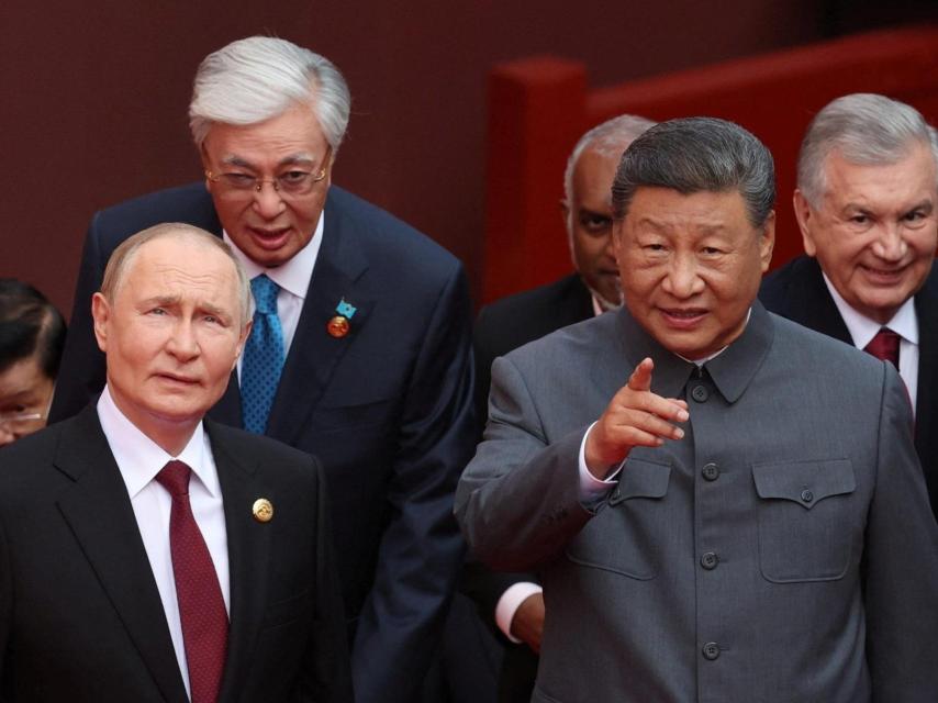 Xi y Putin, juntos en la antesala del reciente desfile militar en Pekín.