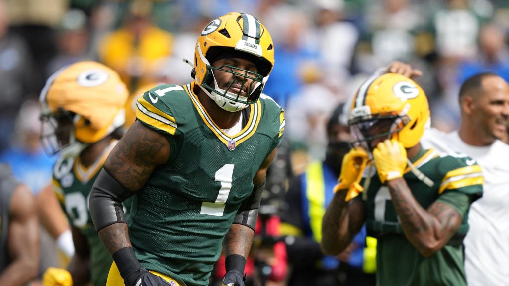 Micah Parsons, durante un partido con los Packers.